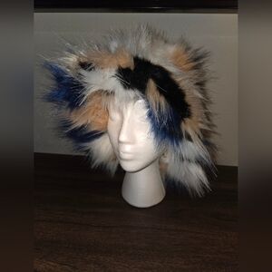 Fuzzy Cloche Bucket Fur Hat Like ELSBETH